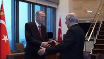 Cumhurbaşkanı Erdoğan, Cezayir Cumhurbaşkanı Tebbun ile görüştü