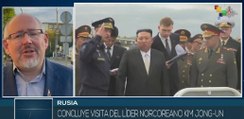 Rusia: El líder de Corea del Norte, Kim Jong-un, finaliza visita oficial de seis días
