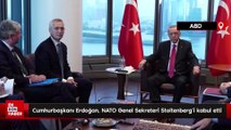 Cumhurbaşkanı Erdoğan'ın ABD'deki temasları sürüyor: NATO Genel Sekreteri Stoltenberg'i kabul etti