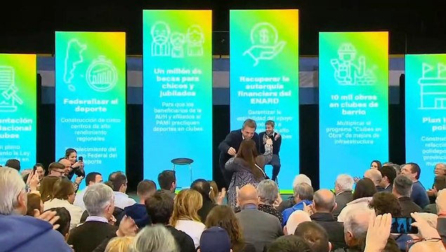 El divertido momento de Sergio Massa y Moria Casán