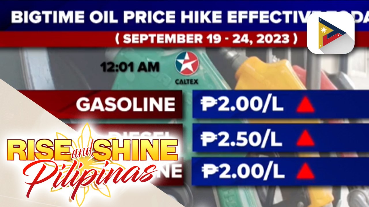 Nasa P2 taas-presyo sa mga produktong petrolyo, epektibo na ngayong Martes
