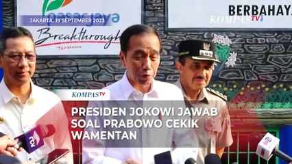 Presiden Jokowi Jawab Isu Terkini, Soal Prabowo Cekik dan Tampar Wamentan hingga Jabatan Panglima