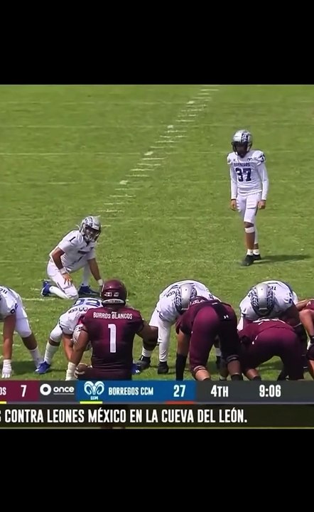 4ta y 8, engaño de gol de campo y se va a Touchdown, onefa #touchdown #onefa #colleguefootball #highlights