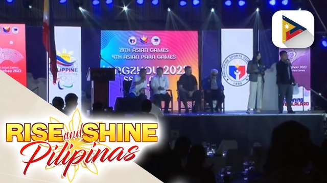 Send off rites, isinagawa para sa mga atleta ng Asian Games sa China