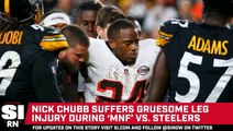 Nick Chubb Suffers Gruesome Leg Injury During ‘MNF’ vs. Steelers