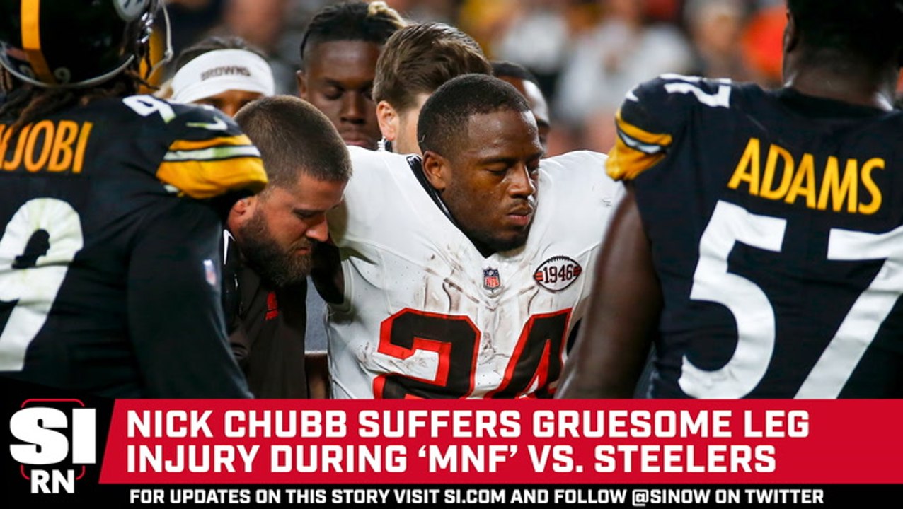 Nick Chubb Suffers Gruesome Leg Injury During ‘MNF’ vs. Steelers