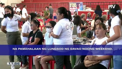 150 ka mga dabawenyo,  naka benipisyo sa libreng check-up