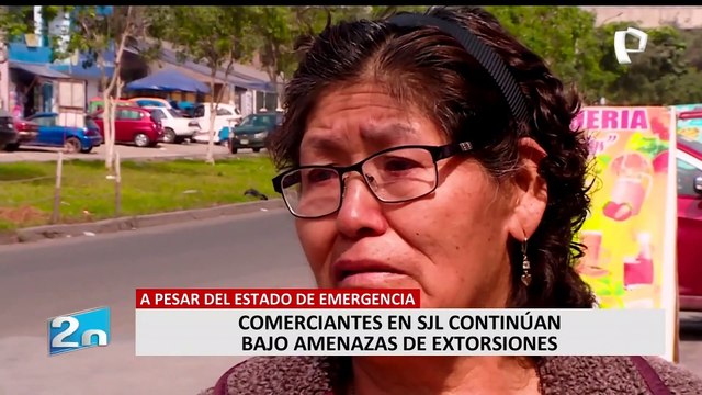 Todos los días son muertes : Comerciantes en SJL denuncian ser víctimas de extorsiones