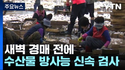 경매 전 방사능 신속 검사...상인들은 그래도 '답답' / YTN
