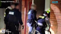 Police conduct a number of raids across Canberra as part of national operation