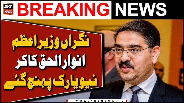 Caretaker PM Anwar-ul-Haq Kakar arrived New York