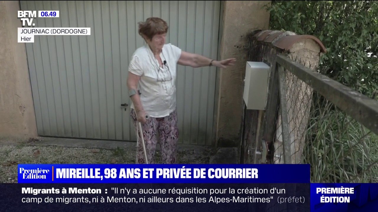Mireille, 98 ans, est privée de courrier après que La Poste a déplacé sa boîte aux lettres sans la prévenir