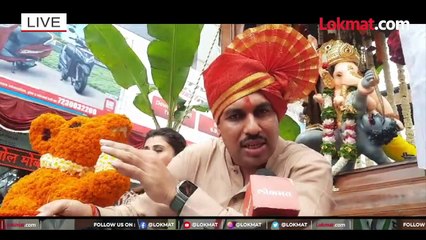 श्रीमंत भाऊसाहेब रंगारी गणपतीच्या उत्सव मिरवणुकीला जल्लोषात सुरुवात