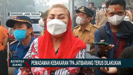 Kebakaran Padam, Aktivitas di TPA Jatibarang Kembali Normal dan Mulai Terima Sampah