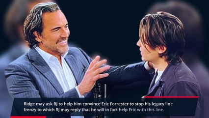 The Bold and The Beautiful Spoilers_ Ridge’s Enraging Plea to RJ- Brooke's Shock