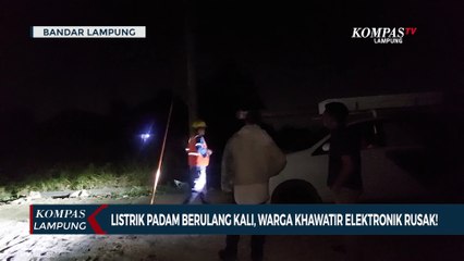 Listrik Padam Berulang Kali, Warga Khawatir Elektronik Rusak!