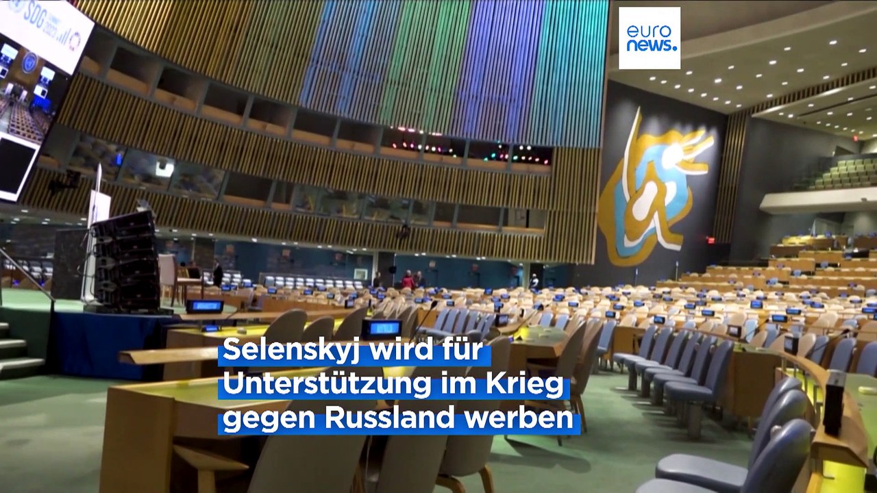 Selenskyj bei der UNO in New York: Das steht für die Ukraine auf dem Spiel