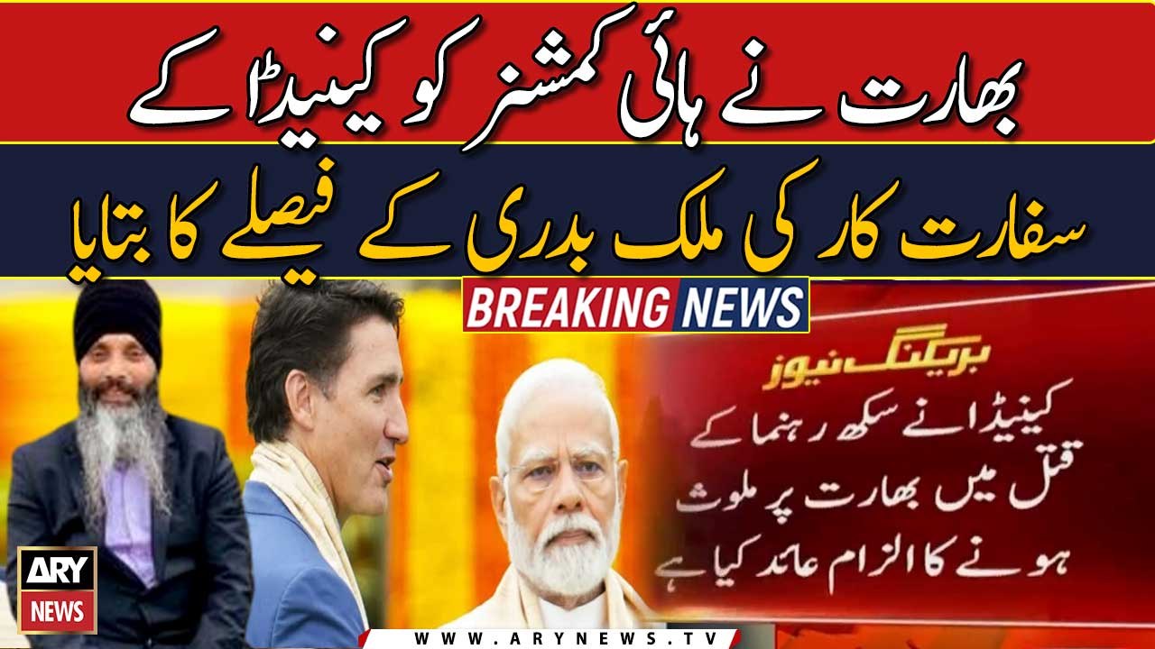 India expels a senior Canadian Diplomat