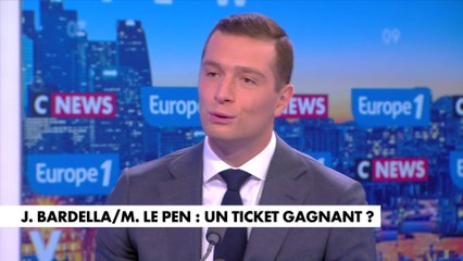 Jordan Bardella : «Celui qui pense pouvoir nous opposer avec Marine Le Pen n'est pas né»