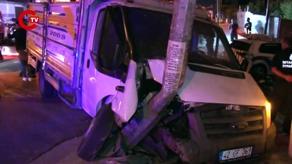 Sultanbeyli'de feci kaza... 1 polis memuru yaralandı