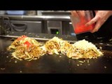 Making Okonomiyaki AKA Japanese Pancakes