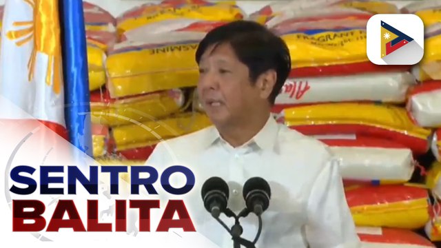 Pamamahagi ng bigas sa mga benepisyaryo ng 4Ps sa Zamboanga city, pinangunahan ni PBBM