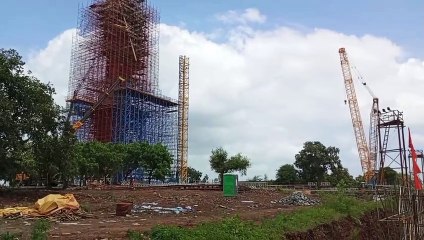 Ekatm Dham- यज्ञ स्थल पर भरा पानी, संतों ने होटल में किए धार्मिक अनुष्ठान