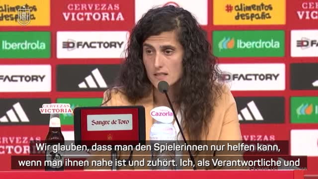 Spanien-trainerin tome: "stehen hinter hermoso"