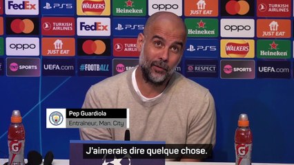 Guardiola : "En Ligue des champions, nous n'avons rien fait de spécial"