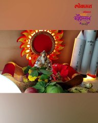 अभिनेता सुबोध भावे यांच्या घरी बाप्पासाठी खास आरास