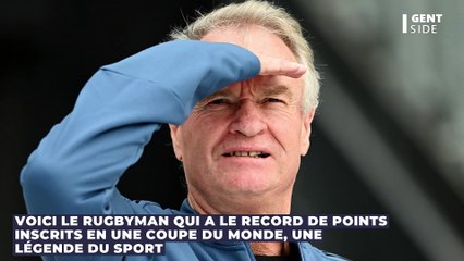 Voici le rugbyman qui a le record de points inscrits en une Coupe du monde, une légende du sport