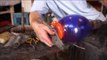 Drayton Glass Works - Glass Blowing A Vase
