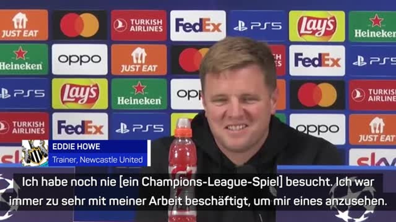 Howe vor Milan: 'Noch nie ein CL-Spiel besucht'