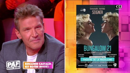 Benjamin Castaldi présente sa nouvelle pièce de théâtre "Bungalow 21"