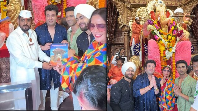 Fukrey 3 Team पहुंची Lalbaug के राजा के दरबार, Varun Sharma, Pulkit Samrat, Manjot, Richa Chadha!