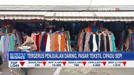 Tergerus Penjualan Daring yang Lebih Murah, Begini Kondisi Pasar Tekstil Cipadu yang Sepi