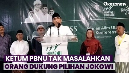 Ketum PBNU Sebut Tak Masalahkan Orang NU Dukung Pilihan Jokowi di Pilpres 2024