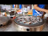 Saigon Street Food: Black Crepe With Oreo Cookies And Sprinkles