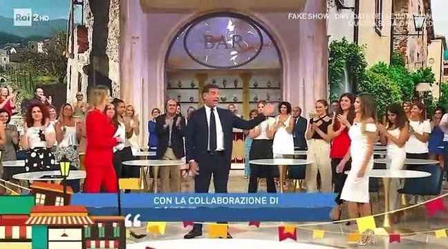 Tiberio Timperi, gaffe con Anna Falchi a I Fatti Vostri