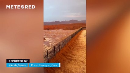 Terrible floods in Ash Sharqiyah, Oman.