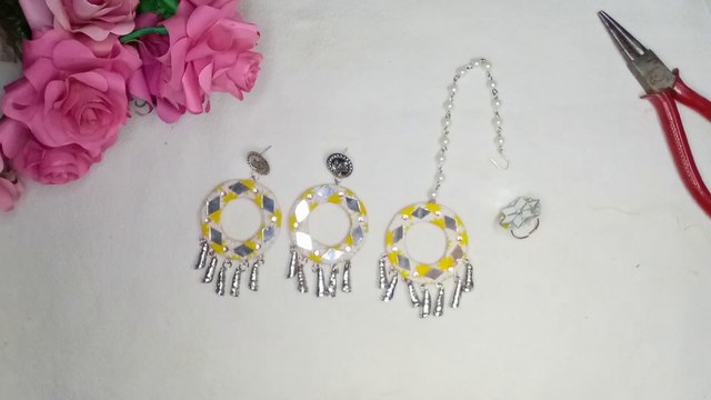 Fabric Earrings Making ||How to make earrings || handmade jewelry