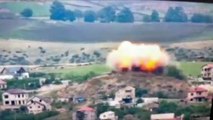 Operasyon kararının ardından ilk görüntüler! Azerbaycan ordusu, Ermeni güçlerin mevzilerini vuruyor