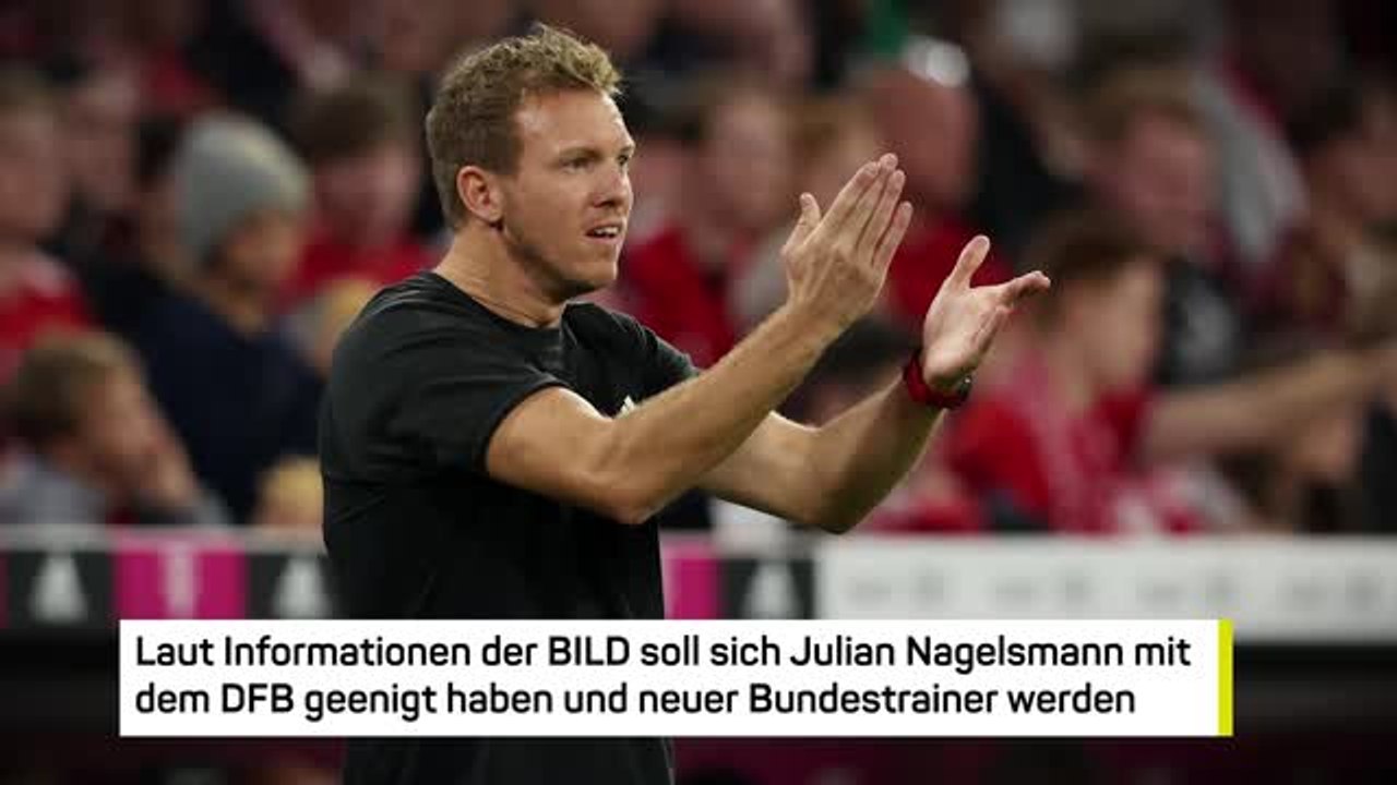 Nagelsmann laut Medien neuer Bundestrainer
