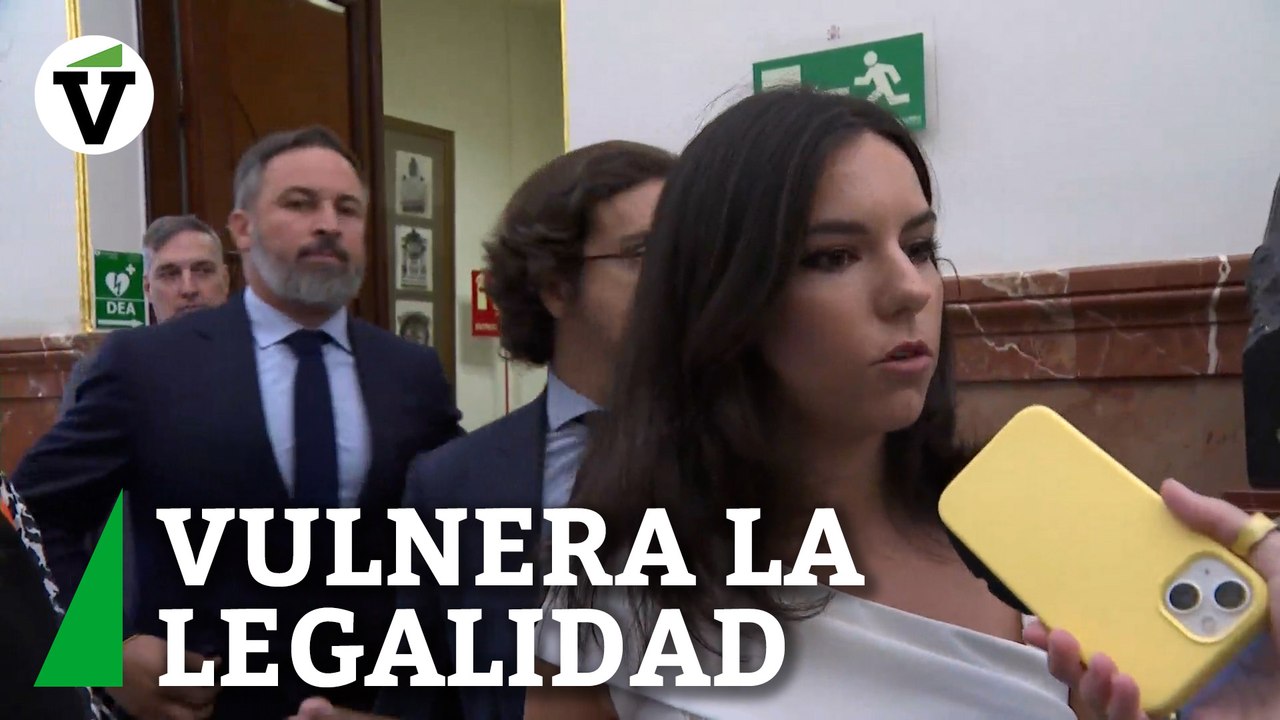 Pepa Millán (Vox) sale del Congreso por el uso del catalán, euskera y gallego: "Se está vulnerando la legalidad vigente"