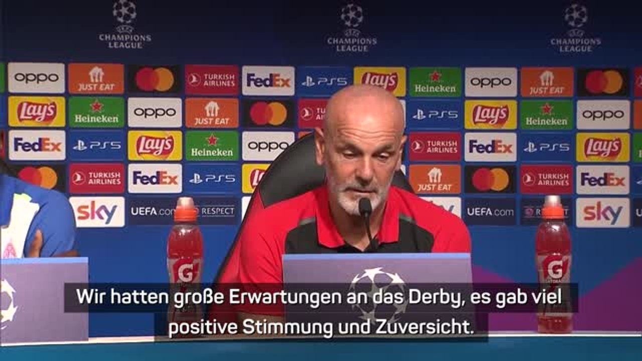 Pioli: 'Müssen über Derby-Pleite hinwegkommen'