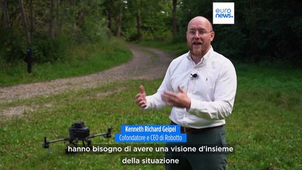 "Robotto", il drone che viene dalla Danimarca: con intelligenza artificiale anti incendio