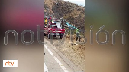 Triple colisión en la carretera al oriente, reportan varios heridos