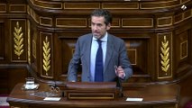 Borja Sémper (PP) realiza parte de su discurso en euskera después de decir que su partido no utilizaría las lenguas cooficiales para 