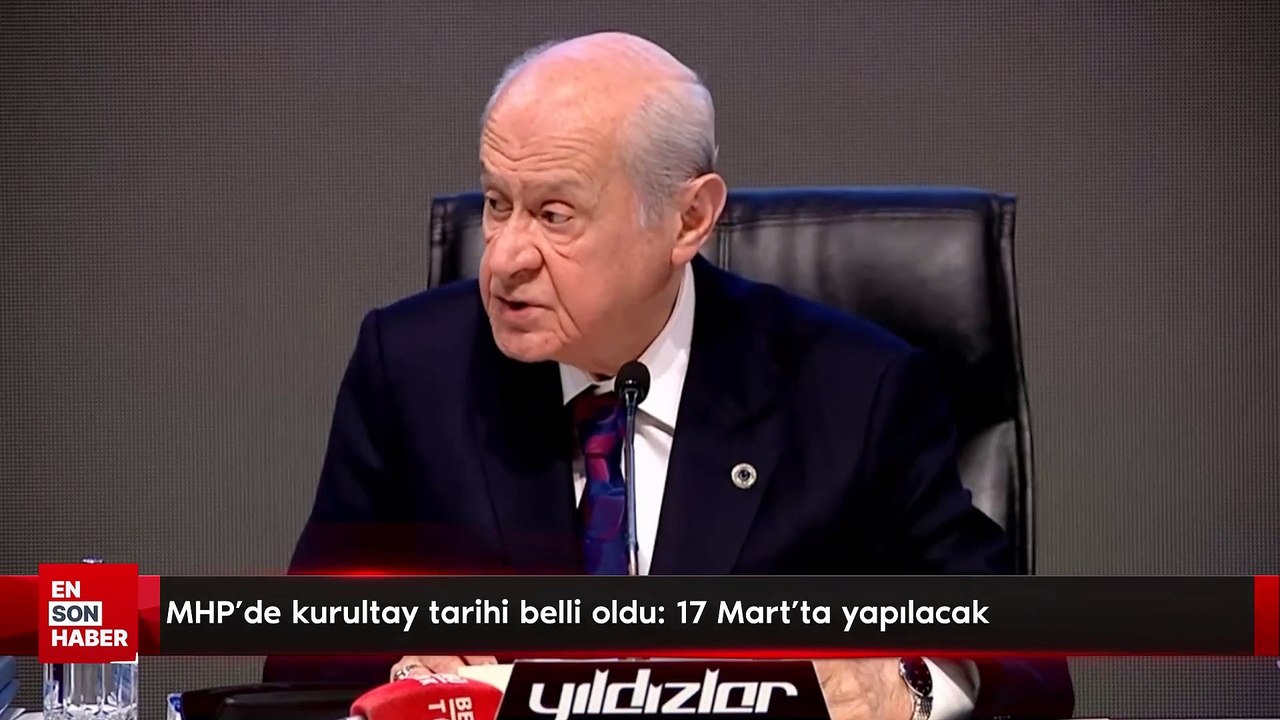 MHP'de Kurultay Tarihi Belli Oldu: 17 Mart'ta Yapılacak - Dailymotion Video