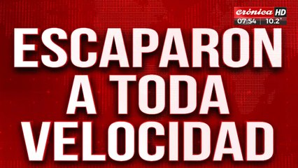 Escapaban de la policía a toda velocidad y se estrellaron contra un poste